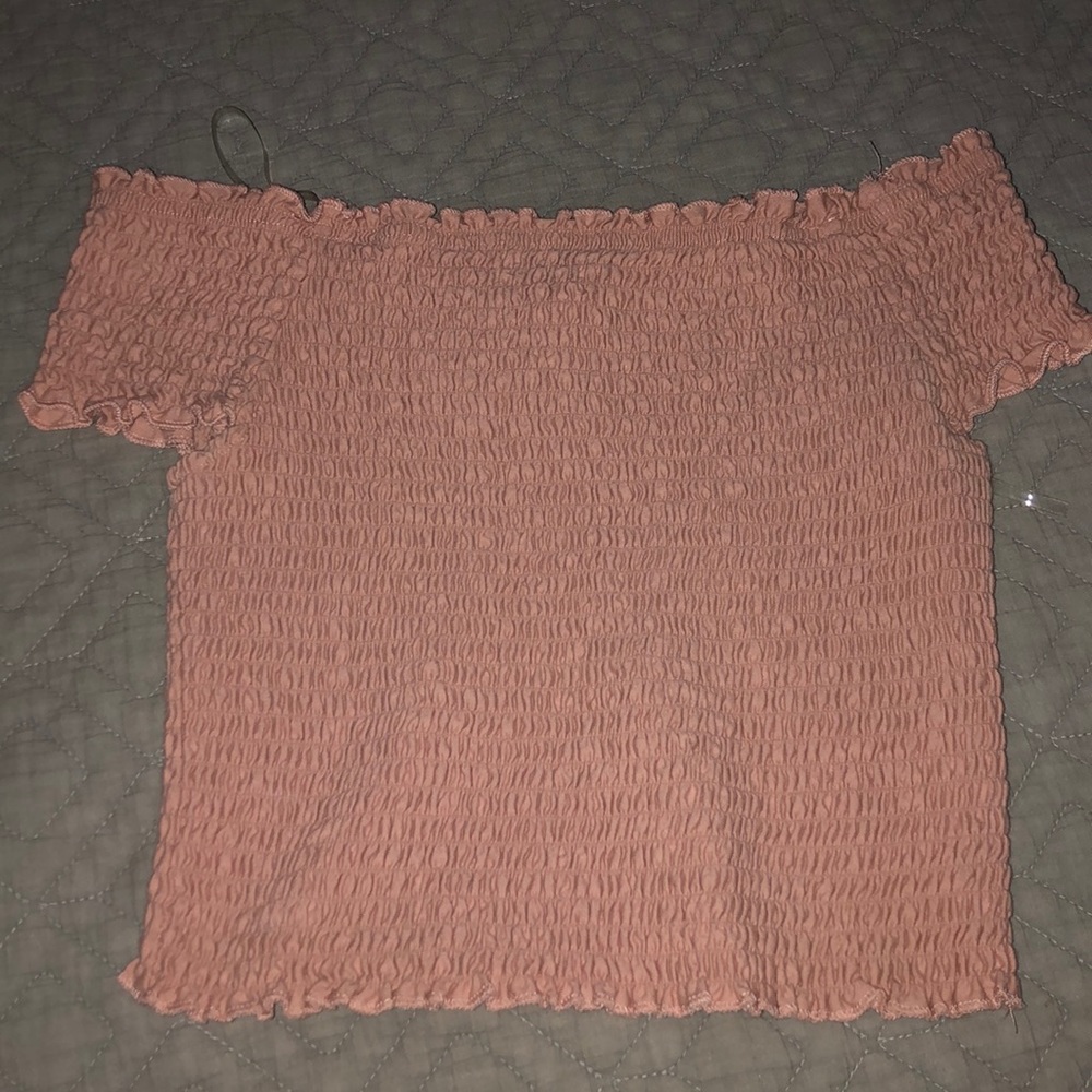Blush Pink Fitted Crop Top!